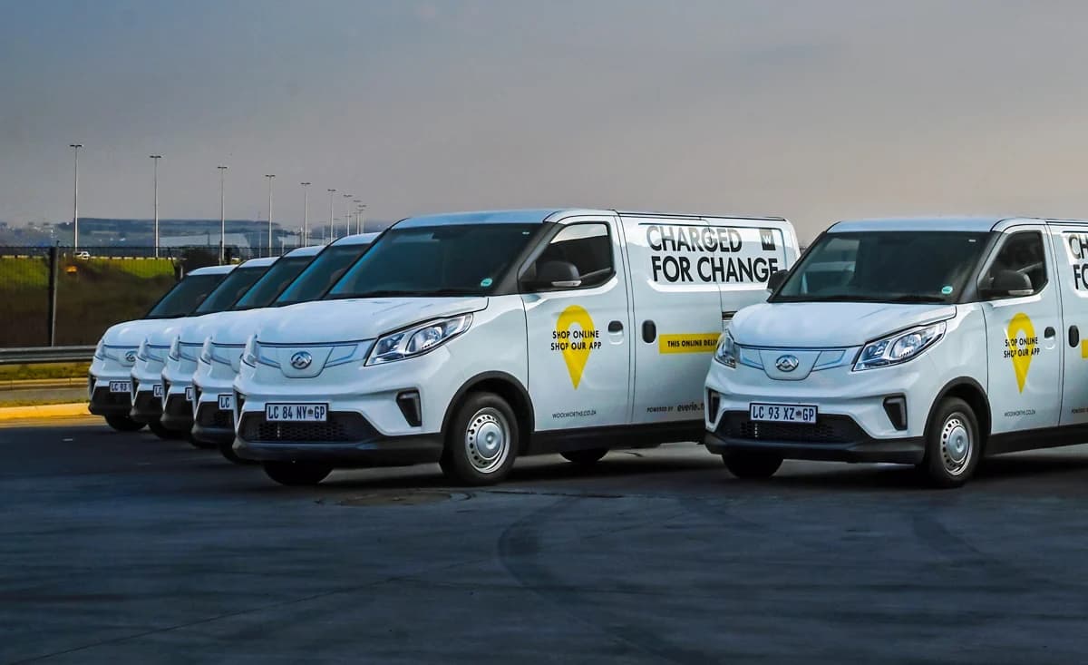 Woolworths and DSV electric delivery vans