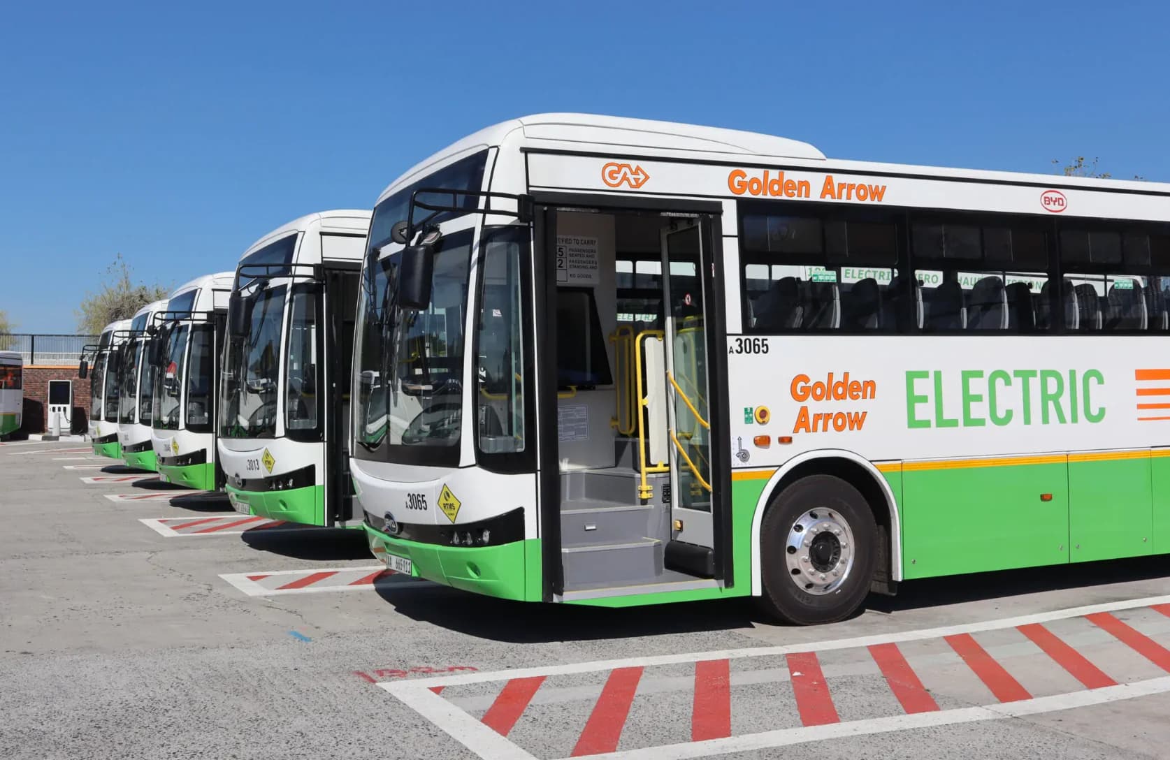 Golden Arrow electric public bus