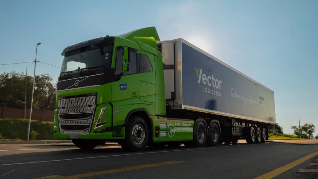 Vector Logistics electric Volvo FH cold-chain truck